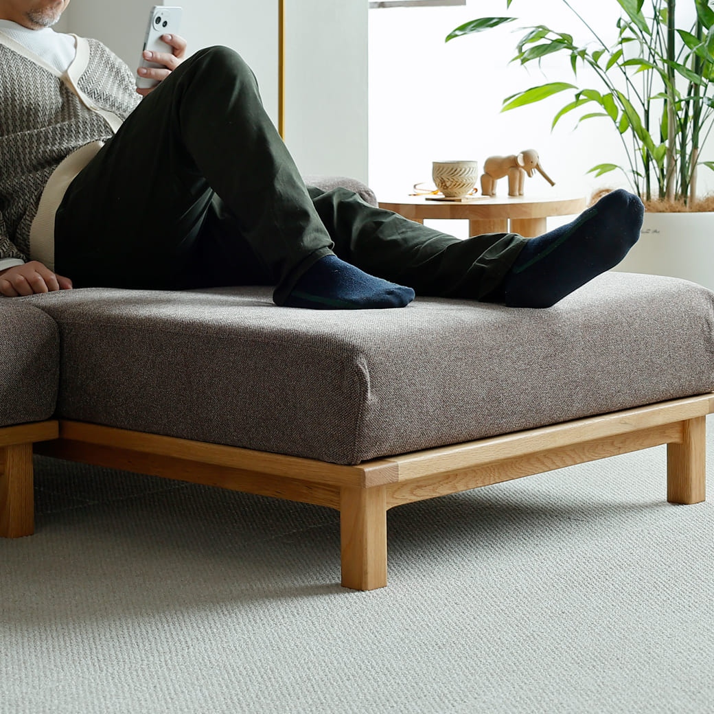 m-sf09 SIEVE rect unit sofa カウチセットAタイプ ブルー