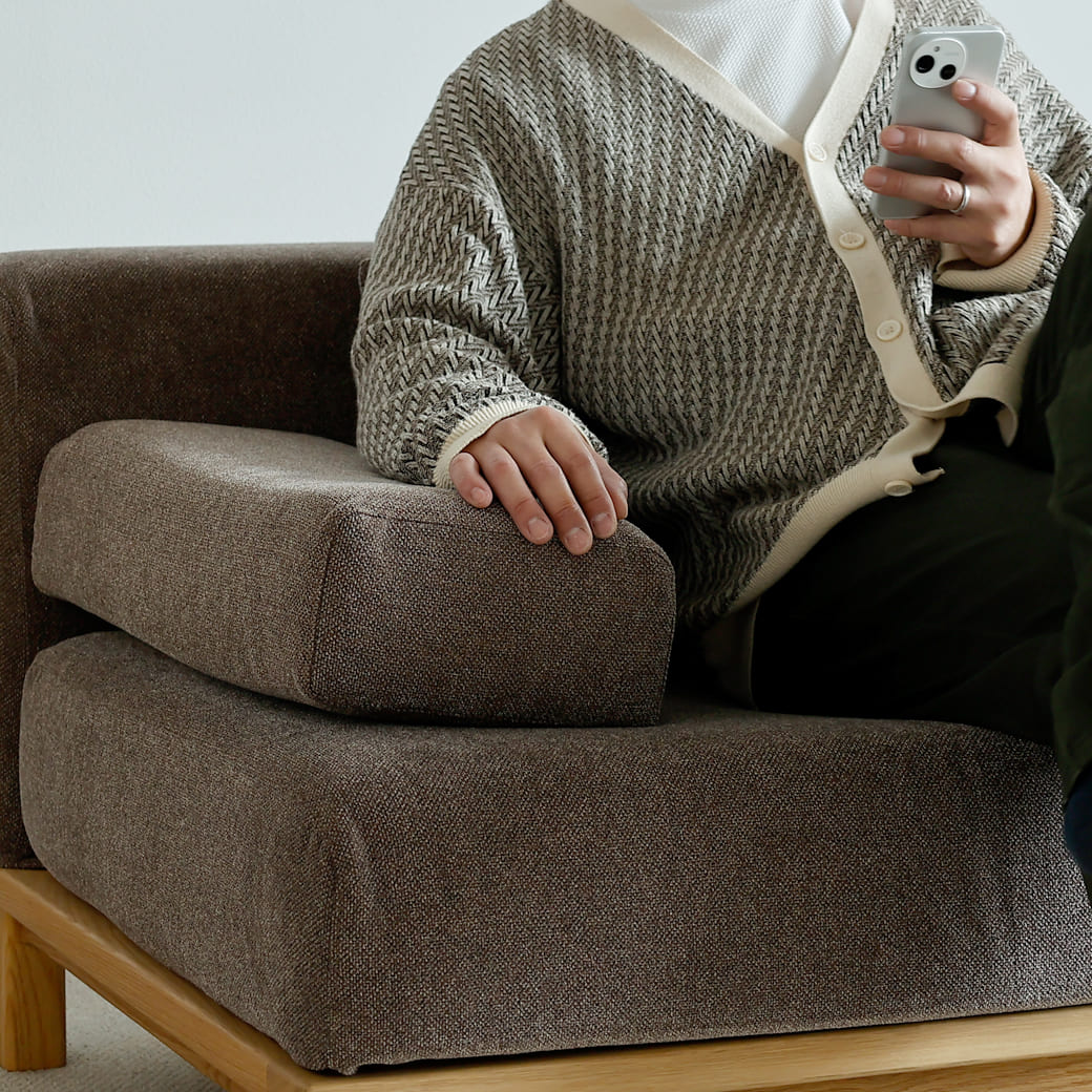 m-sf10 SIEVE rect unit sofa カウチセットBタイプ ブルー