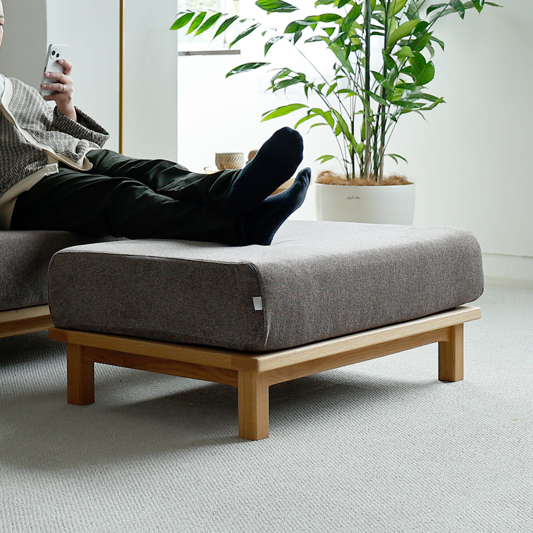 m-sf05 SIEVE rect unit sofa オットマンタイプ ブルー