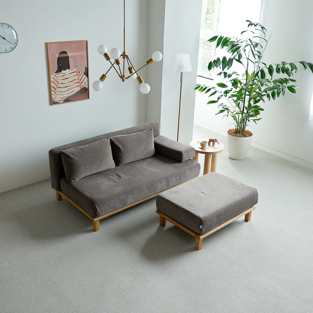 m-sf07 SIEVE rect unit sofa ワイドタイプ ベージュ
