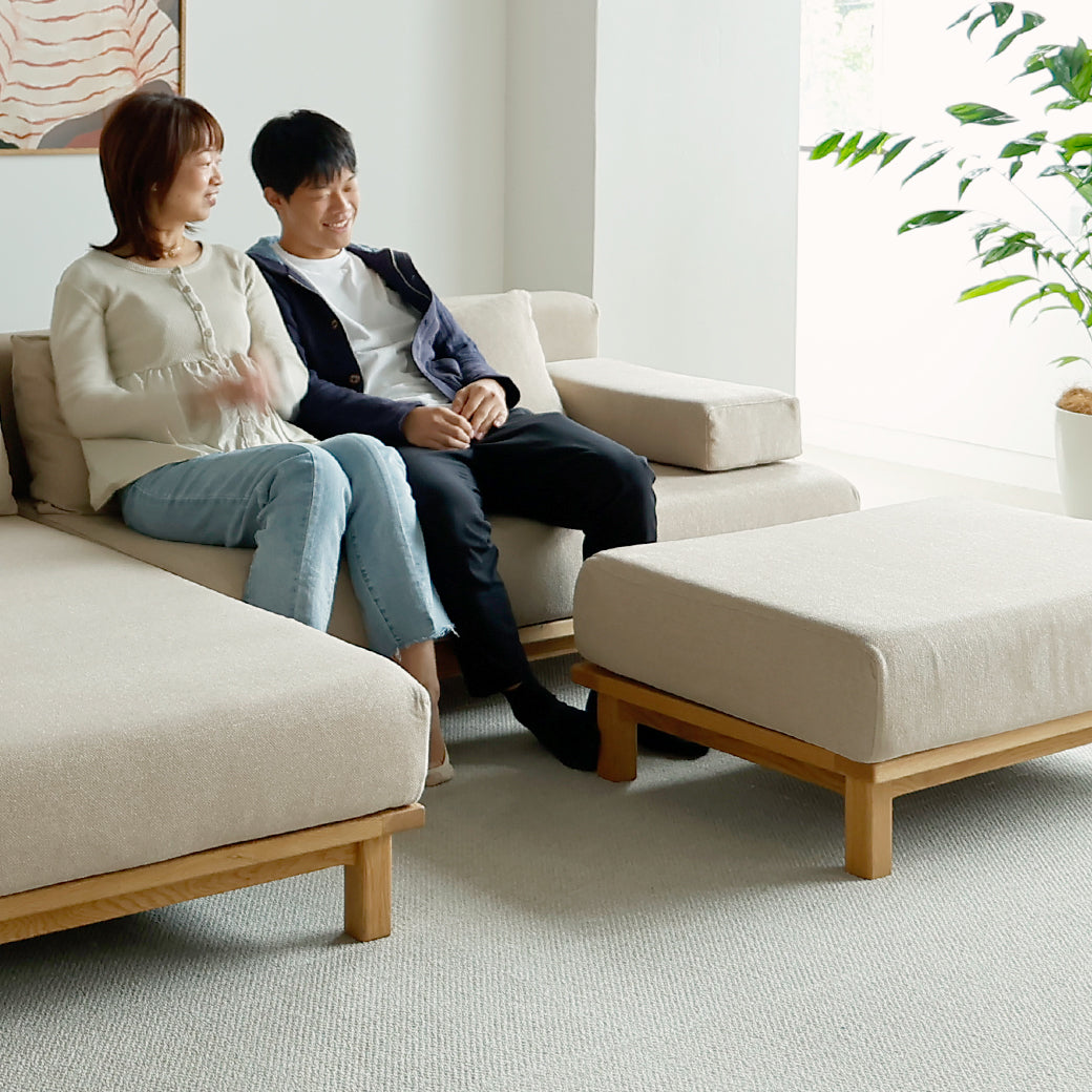 m-sf09 SIEVE rect unit sofa カウチセットAタイプ ブルー