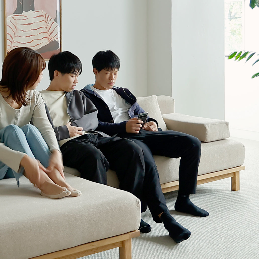 m-sf07 SIEVE rect unit sofa ワイドタイプ ベージュ