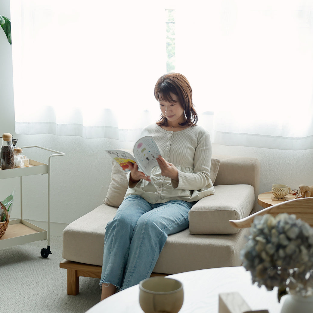 m-sf06 SIEVE rect unit sofa １人掛けタイプ ベージュ