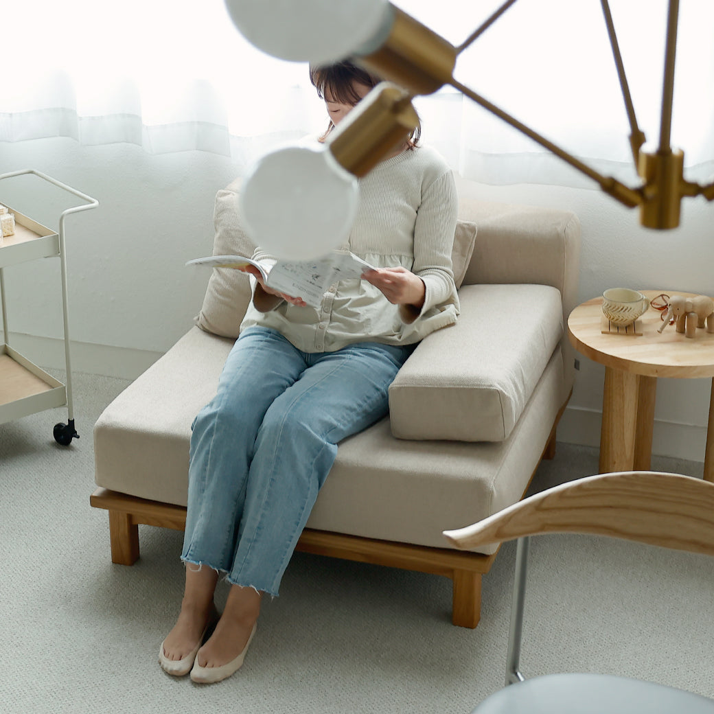 m-sf06 SIEVE rect unit sofa １人掛けタイプ ベージュ