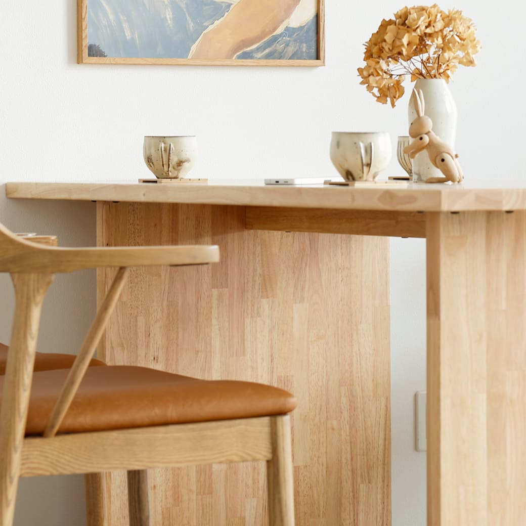 m-dt13 ダイニングテーブル 幅150cm パネル脚タイプ