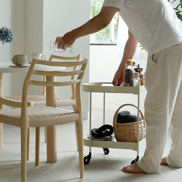 バスケットトローリー ワゴン 北欧デザイン｜miion - miion｜北欧