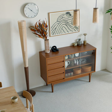 ガラス キャビネット 北欧ナチュラルモダン｜miion - miion｜北欧