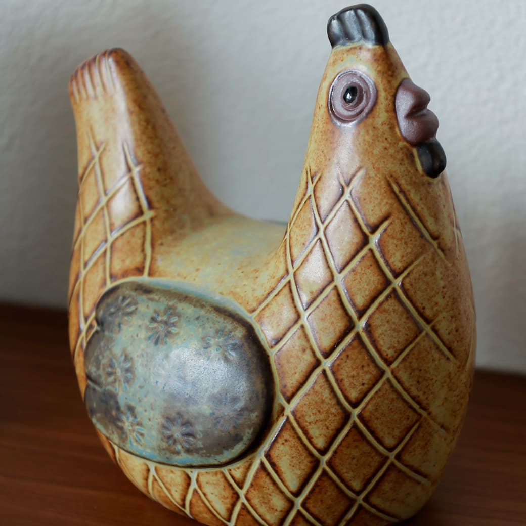 m-ob04 かしわ窯　Ornament A chicken large
