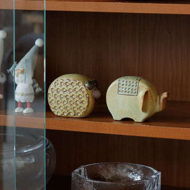 かしわ窯 ひつじ オーナメント 瀬戸焼 北欧インテリア 国産｜miion