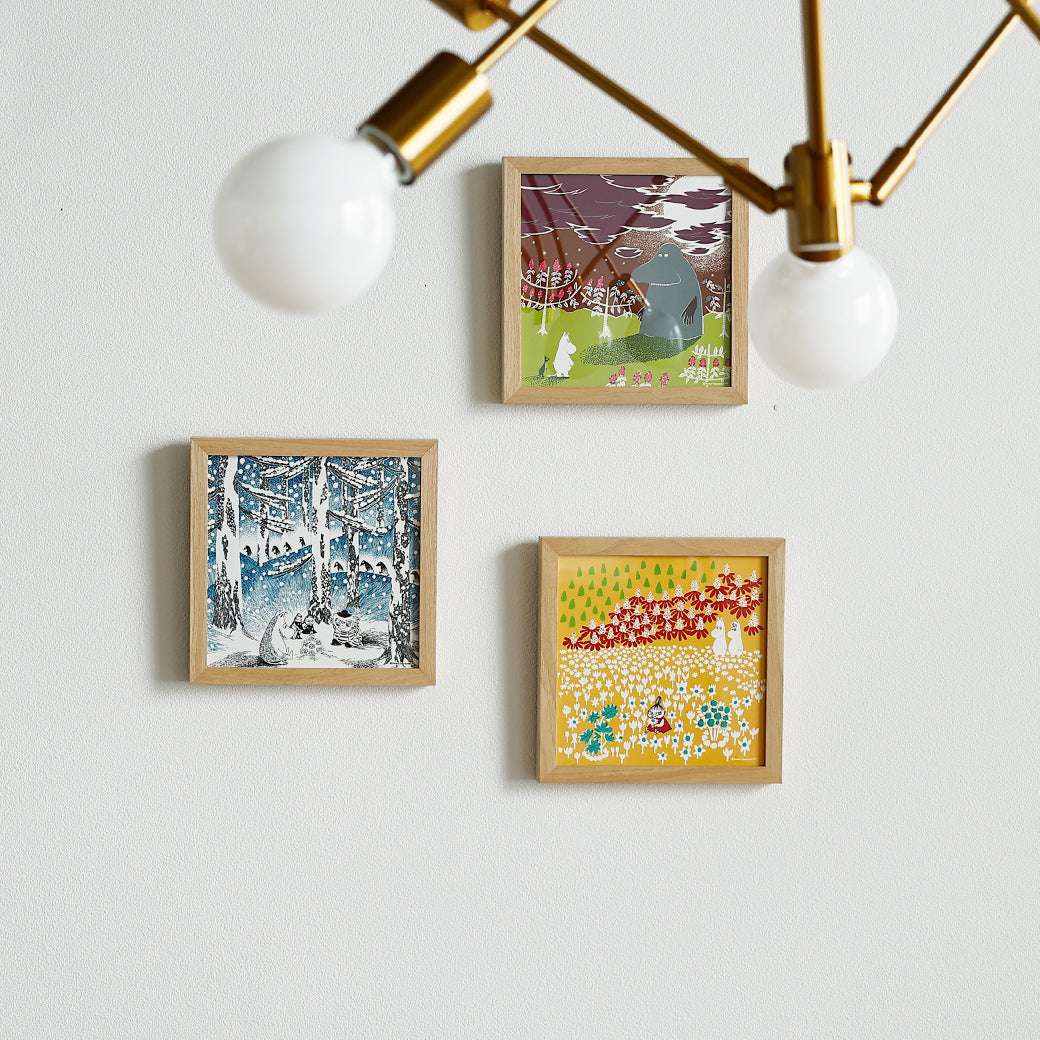 m-po32 アートポスター　MOOMIN　YUKIDAMA NO AKARI