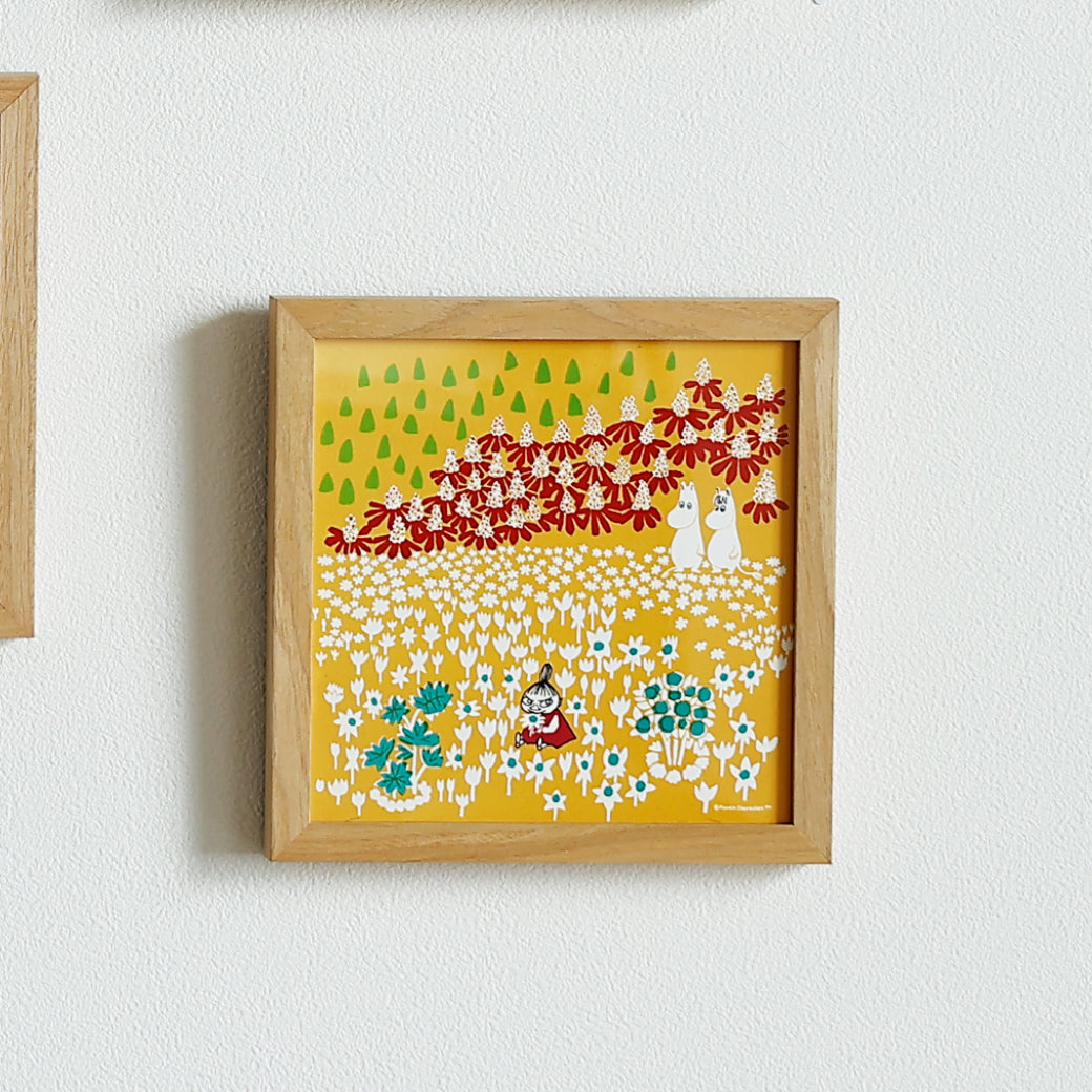 m-po33 アートポスター　MOOMIN　OHANABATAKE NO LITTLEMY