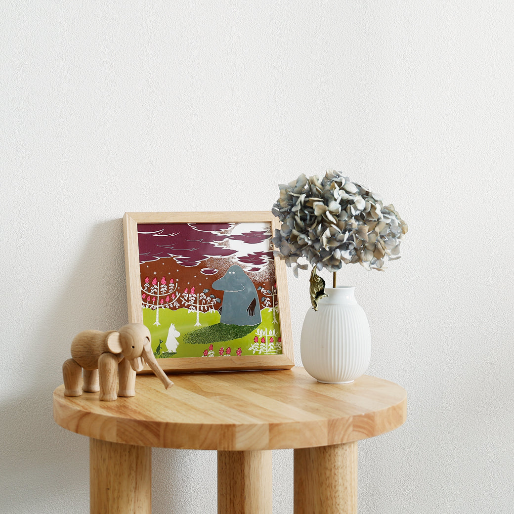 m-po34 アートポスター　MOOMIN　MORAN TO BATTARI