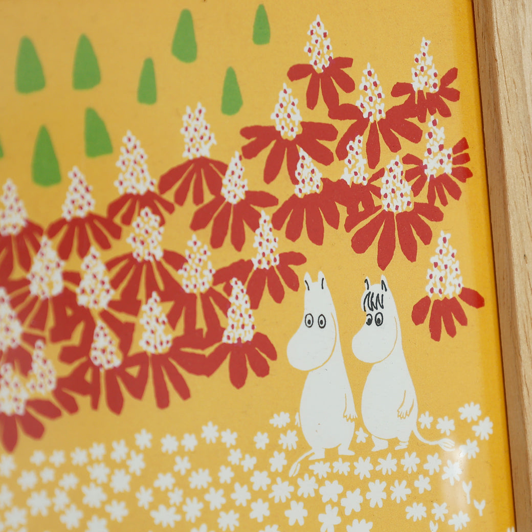 m-po33 アートポスター　MOOMIN　OHANABATAKE NO LITTLEMY