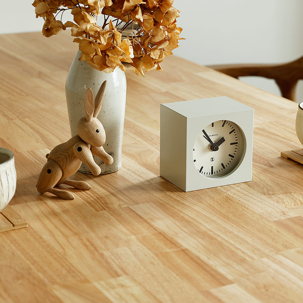 m-cl10 BLOCK DESK CLOCK - miion｜北欧ナチュラルモダン家具