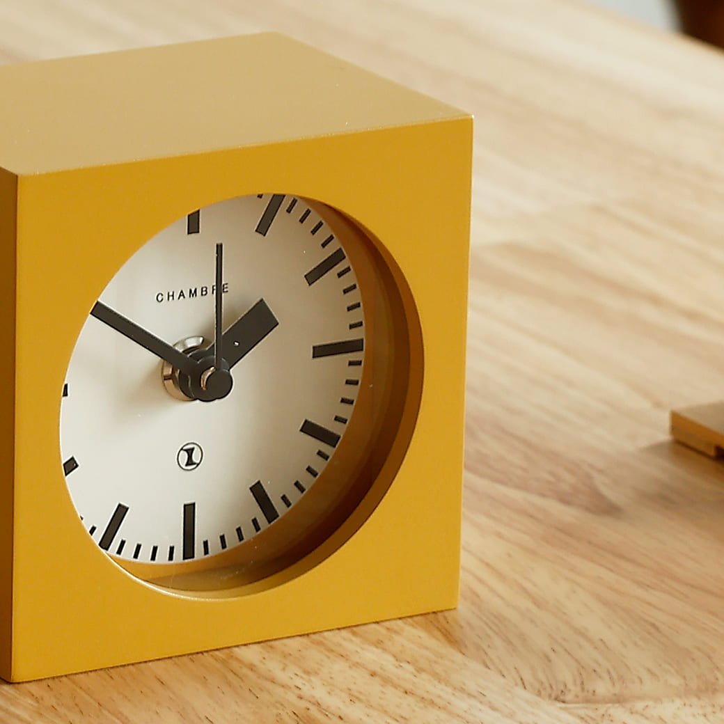 BLOCK DESK CLOCK 置き時計 北欧デザイン 国産｜miion - miion｜北欧