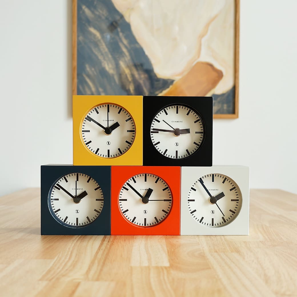 BLOCK DESK CLOCK 置き時計 北欧デザイン 国産｜miion - miion｜北欧