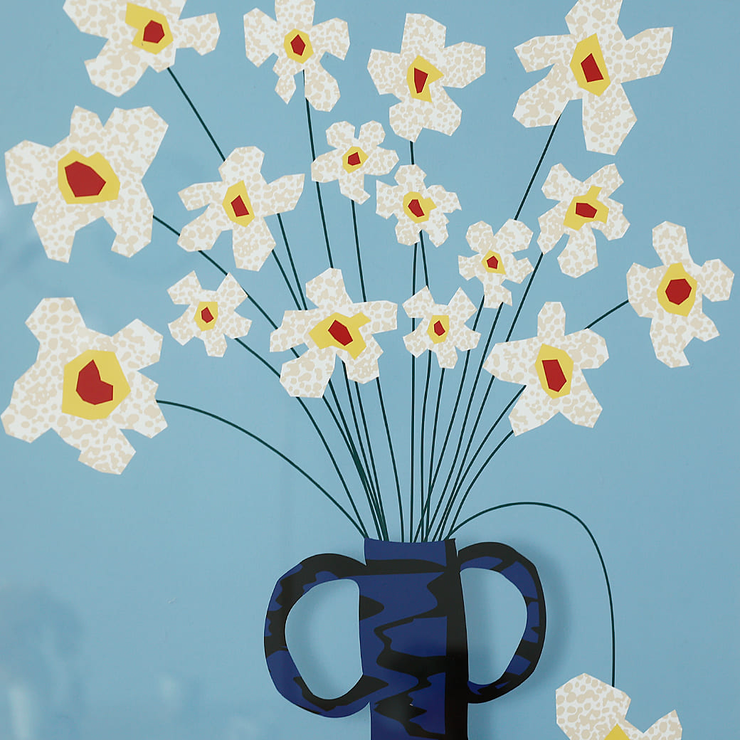 m-po38 アートポスター Paper Collective (ペーパーコレクティブ) Flower Studies 04 50×70cm