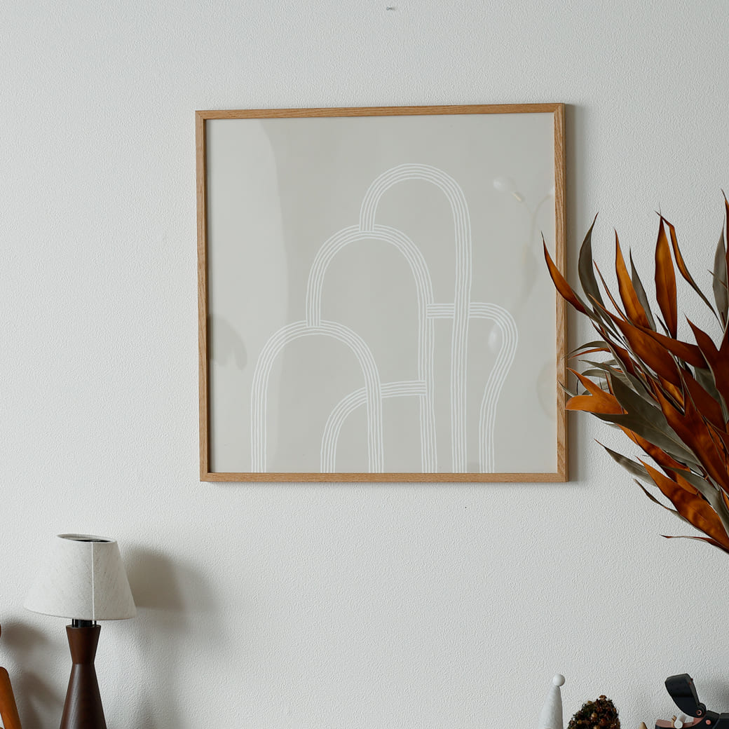 Paper Collective Branch 01 ポスター 50×50cm 北欧ナチュラル｜miion